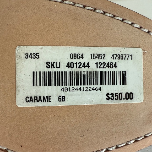 Veronica Beard - Penny Leather Loafer Caramel Lily Size 6 M - New with Box - Picture 8 of 8